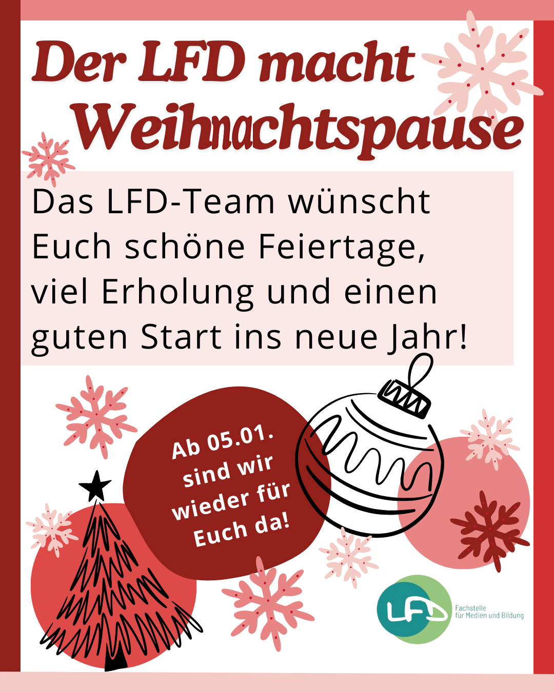 Weihnachtspause 2025